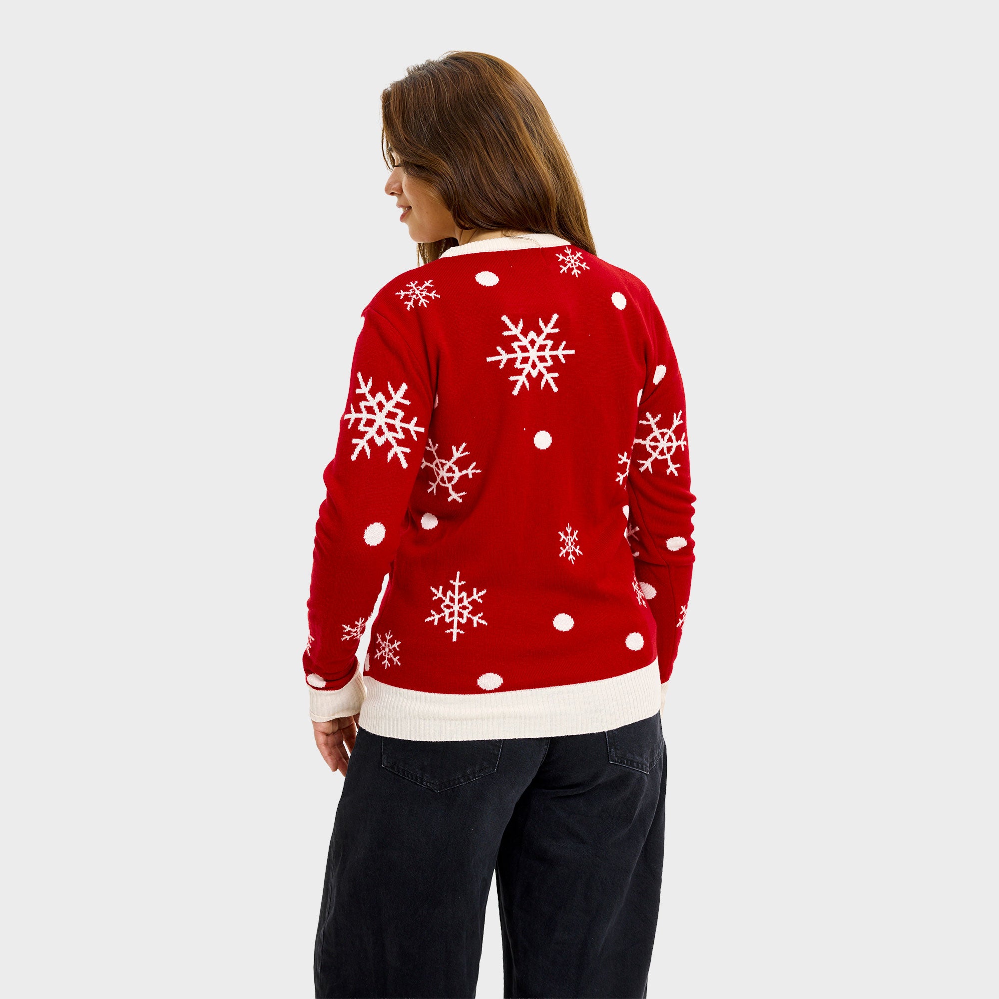Der süße Rentier-Weihnachtspullover – Damen
